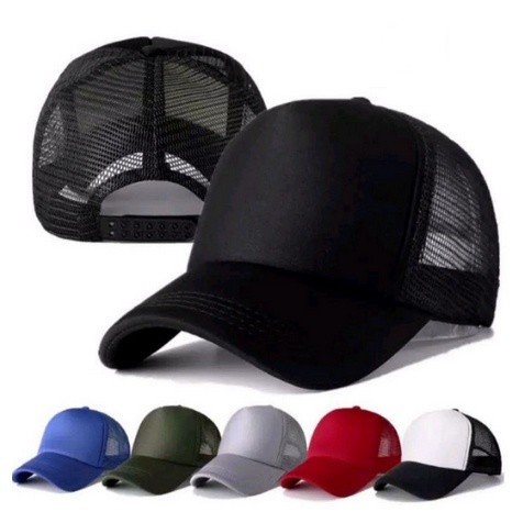 TOPI TRUCKER / JARING POLOS PRIA WANITA TOPI POLOS TRUCKER