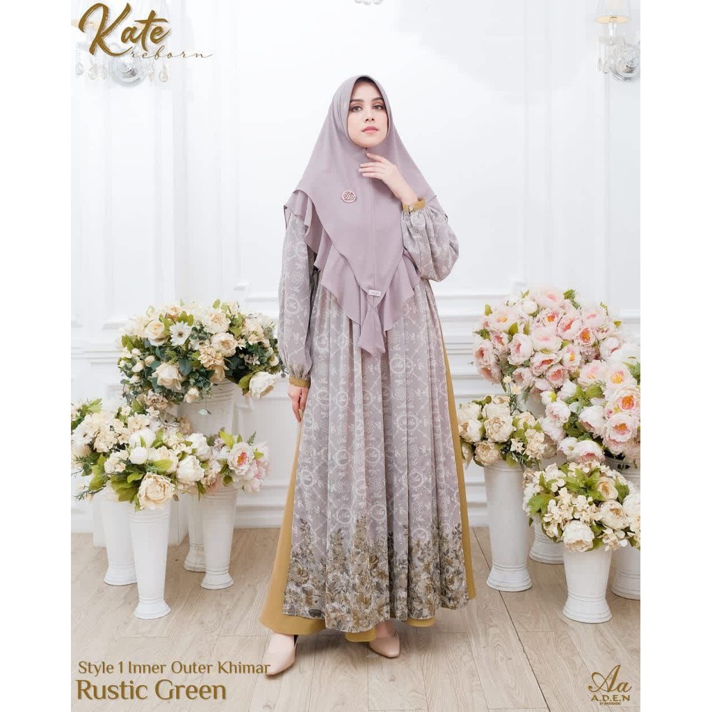 GAMIS ADEN KATE 1 DRESS R.GREEN