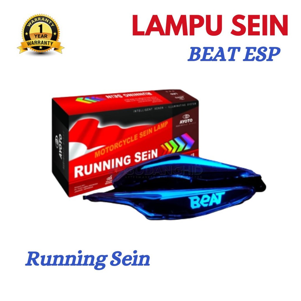 Lampu Sein BEAT FI ESP Ayoto Reflektor Biled Projie Welcome Running