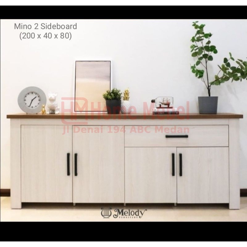 PROMO TERMURAH Sideboard melody ukuran 2m by Homemebel Denai