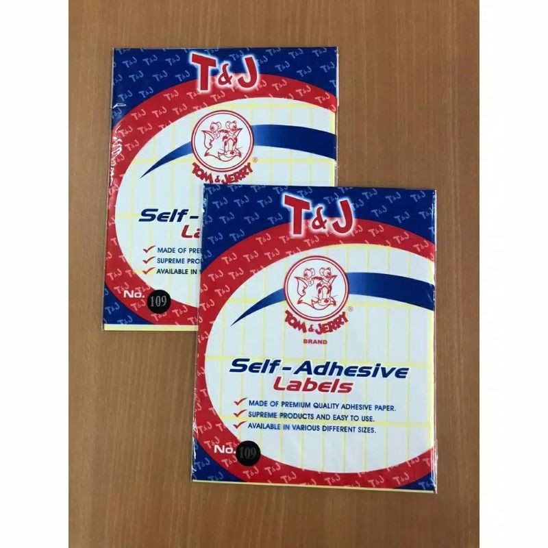 

Tom and jerry label 109 T&j labels no. 109 self-adhesive 1Pack saja