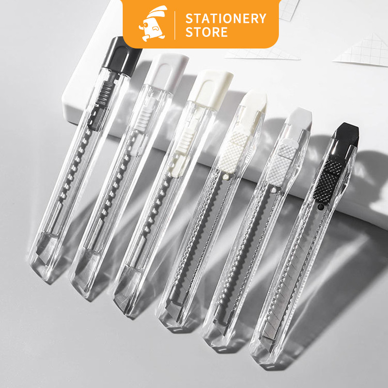 

gaya Ins Pisau Transparent/Kotak Pisau Utilitas Portabel Sederhana-Rabbit_Stationery