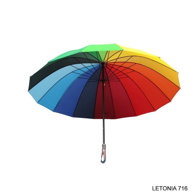 PAYUNG PELANGI RAINBOW JUMBO GOLF BESAR PAYUNG HUJAN BESAR PAYUNG GOLF