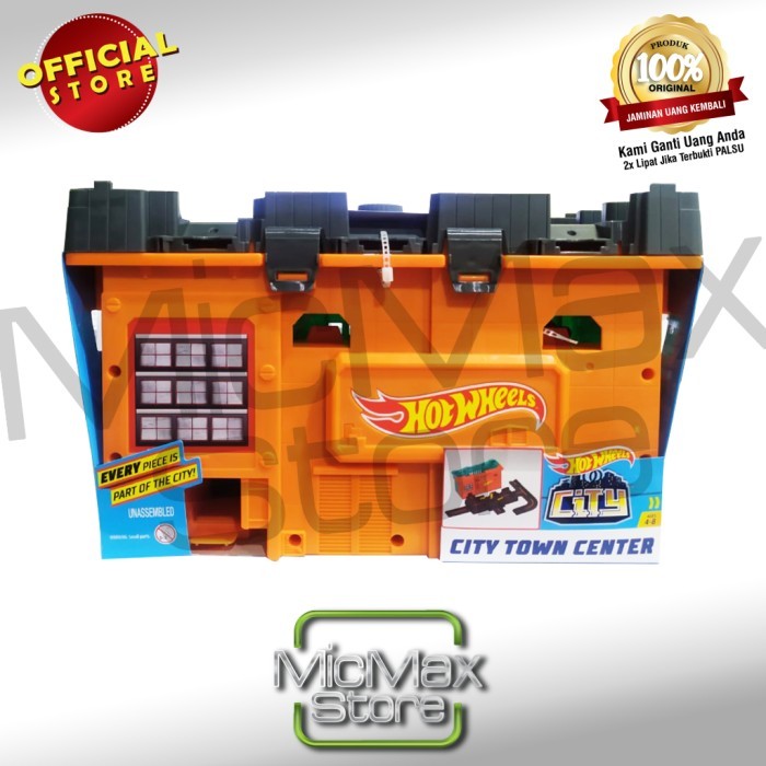 MAXH Hot Wheels HotWheels City Town Center Track Set