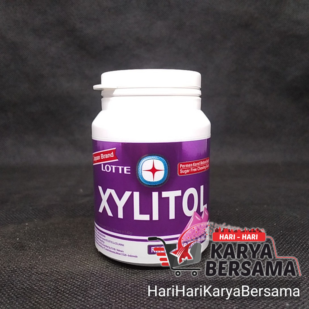 

PERMEN KARET LOTTE XYLITOL RASA BLUBERI MINT 55GR