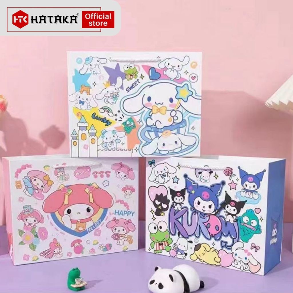

[ 18019 ] Paperbag kertas tutup pita motif Ukuran 24.5*19.5*9.5 Tas Kado motif Paperbag Motif Goodie Bag Paper Bag