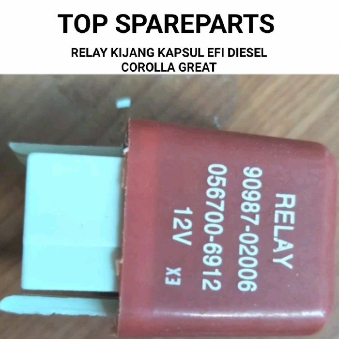 RELAY LAMPU TOYOTA KIJANG KAPSUL EFI DIESEL COROLLA GREAT BERKUALITAS