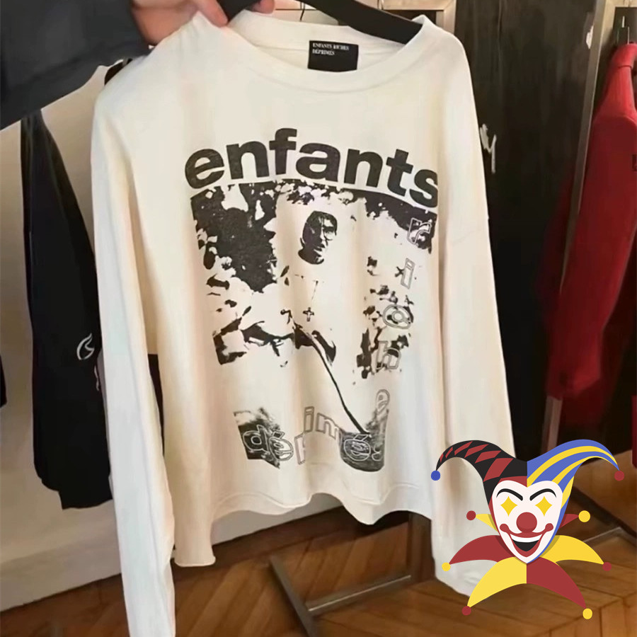 White Enfants Riches Deprimes ERD T Shirt Men Women High Quality Casual T-Shirt Tee Tops