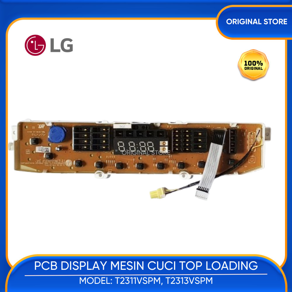 MODUL PCB DISPLAY TOMBOL AGF30576412 
EBR83263218 MESIN CUCI 1 TABUNG LG 1 TABUNG  T2311VSPM T2313VS