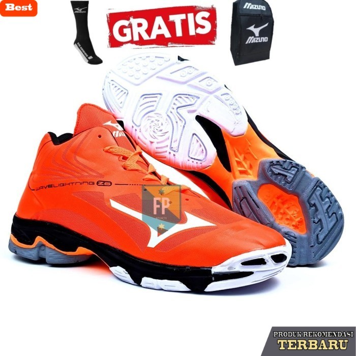 sepatu olahraga wanita murah Kualitas Terbaik Sepatu Volly Pria Wanita Mizuno Wave Lightning Z 6 Miz