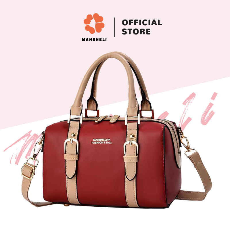 MAHBHELI.ya Kulit Italia berkualitas tinggi TAS WANITA TAS SELEMPANG TAS TANGAN Dompet Kulit Desain 