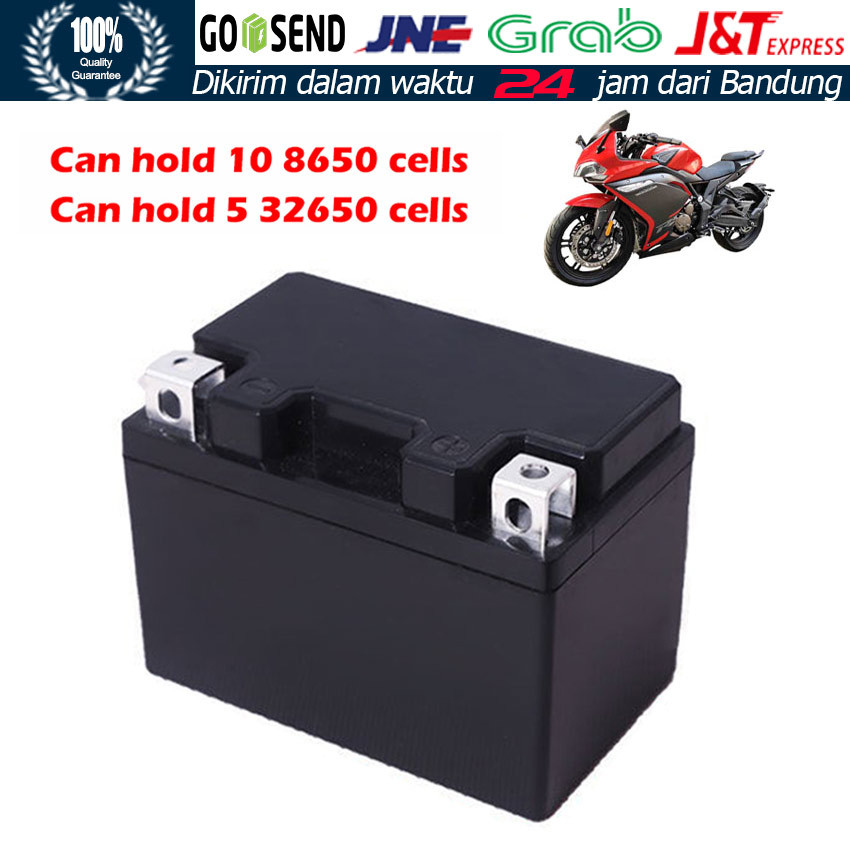 Casing Pelindung Baterai Litium / Casing Baterai Aki Lithium Kotak PVC Plastik Box Aki