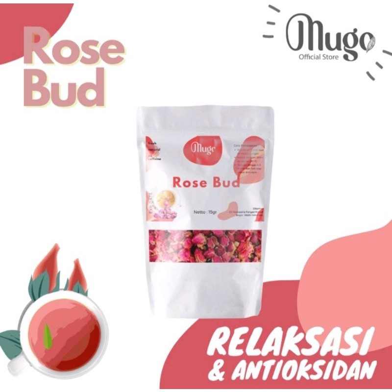 

MUGO ROSE BUD TISANE 15GR - TEH BUNGA MAWAR KERING