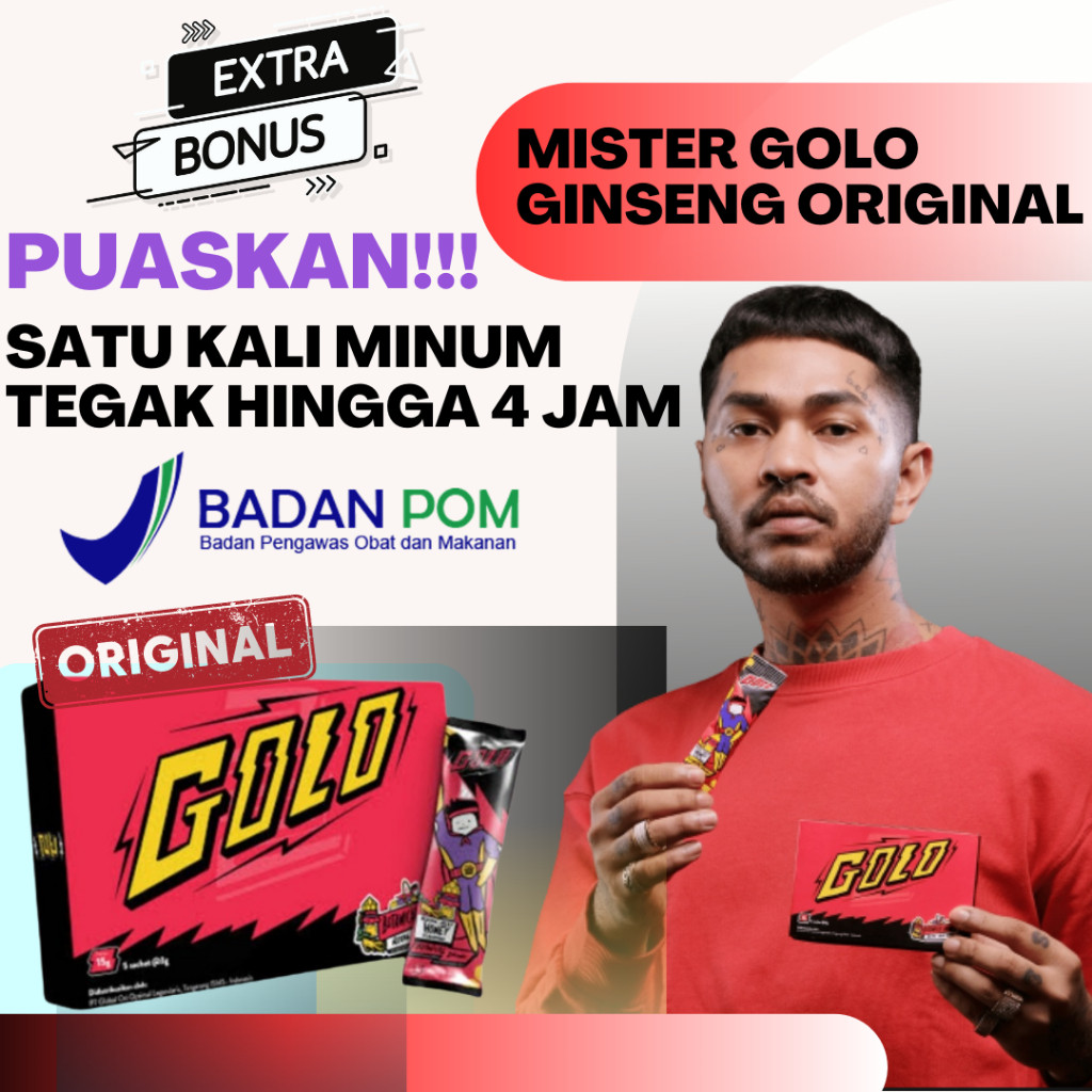 

Mister Golo Ginseng - Golo Ginseng Original Suplemen Pria Herbal Kuat Vortis Dr Yusuf Asli
