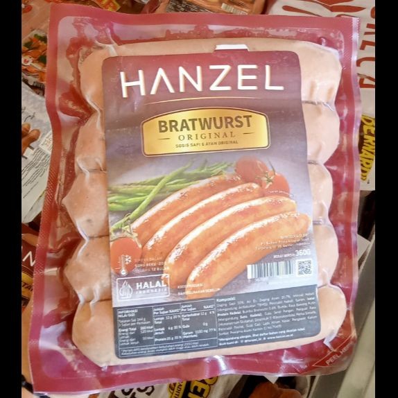 

Hanzel Sosis Bratwurst Ori 360gr