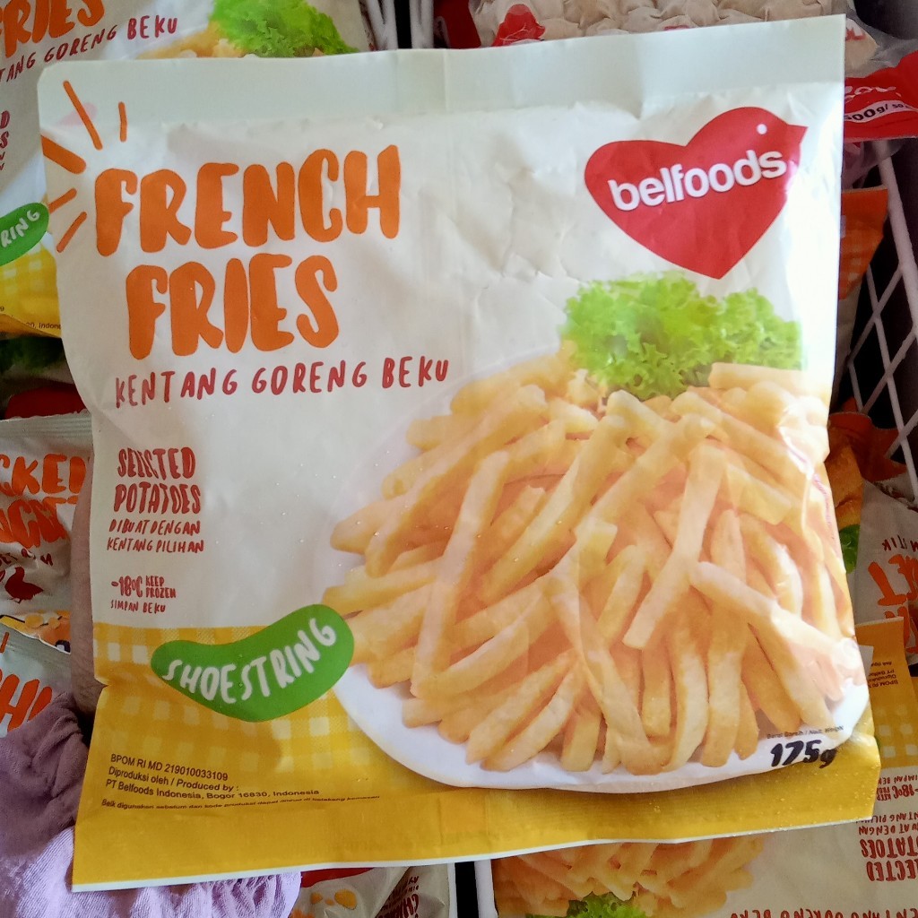 

Belfoods French Fries Kentang Shoestring 175gr