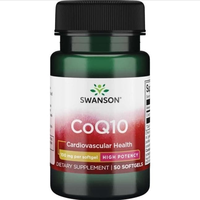 Swanson coq10 100 mg isi 100 softgel coenzyme q10 - Isi 50