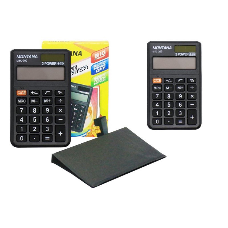 

(wk acc) Kalkulator montana MTC 200 8 digit / Kalkulator Saku Elektronik 8 Digit / Electronic Pocket Calculator Terjangkau / kalkulator montana 8 digit / Calculator Kalkulator Montana MTC 200 8 Digits
