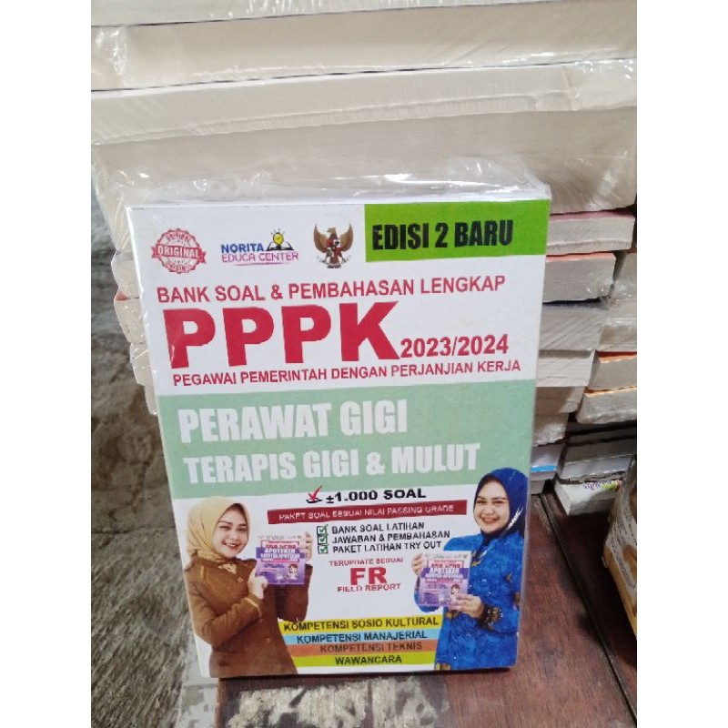 

BUKU BANK SOAL DAN PEMBAHASAN LENGKAP PPPK PERAWAT GIGI TERAPIS GIGI DAN MULUT 2024/2025