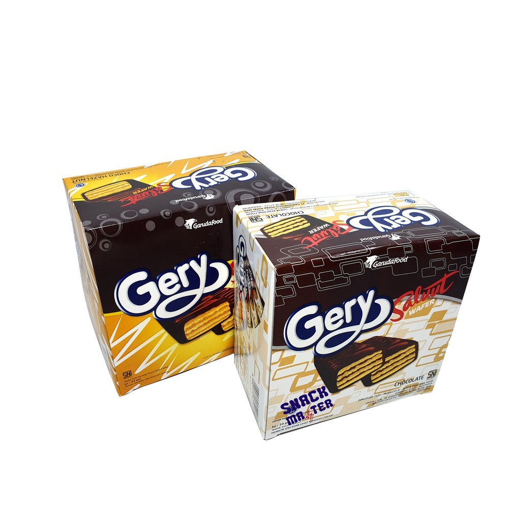 

❤ BEAUTY ❤ Gery Saluut Wafer - Netto 24 pcs x 7.5 gr / Cokelat