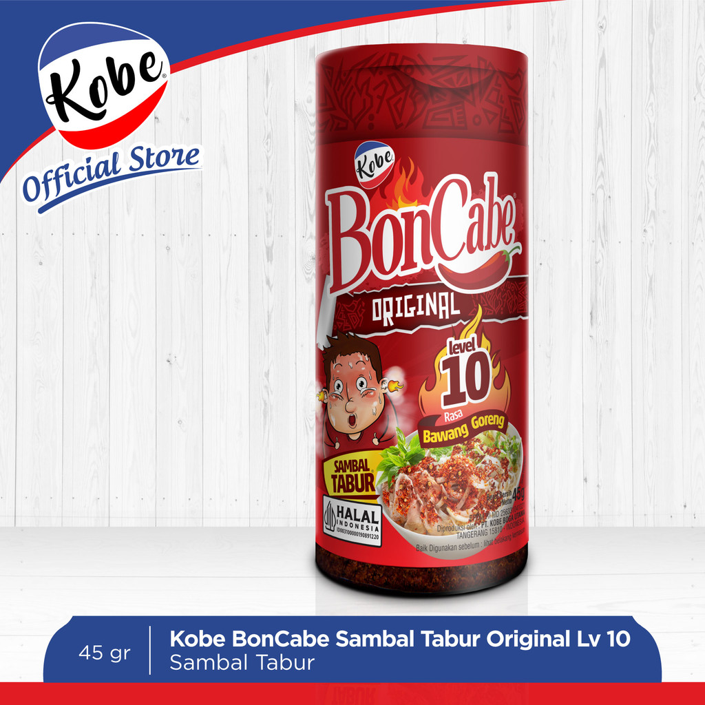 

BonCabe Sambal Tabur Level 10 Rasa Original Botol 45gr