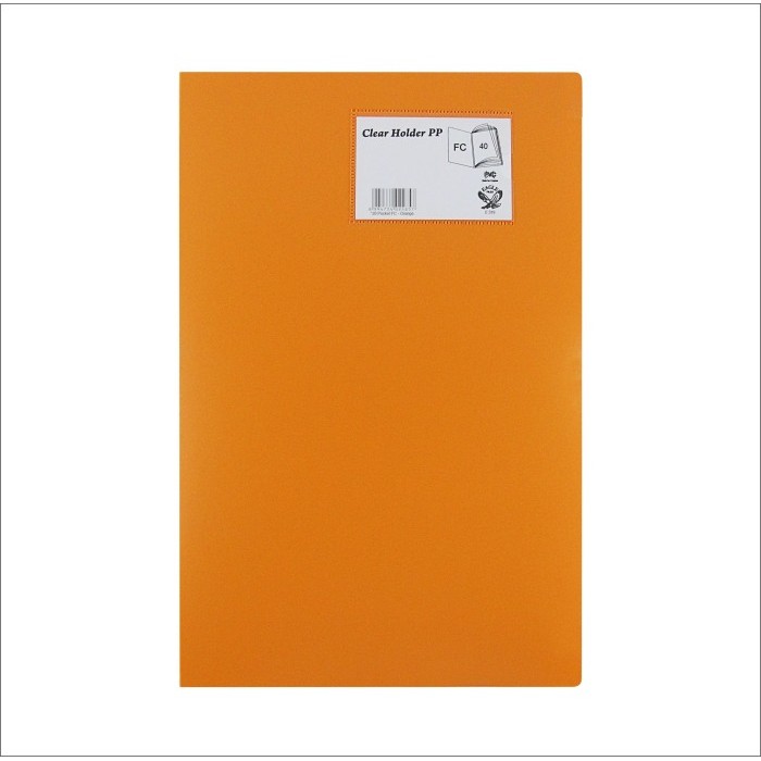 

⭐BISA COD⭐ EAGLE FILES Clear Holder Document Keeper Display Book Map Folio 40 Lbr Orange