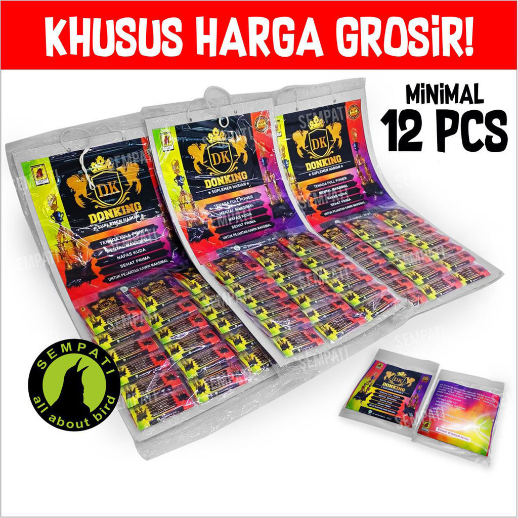 SEMPATI KHUSUS GROSIR Jamu Ayam Donking Jalu Aji Ramuan Herbal Premium Suplemen Harian Jamu Ayam Jag