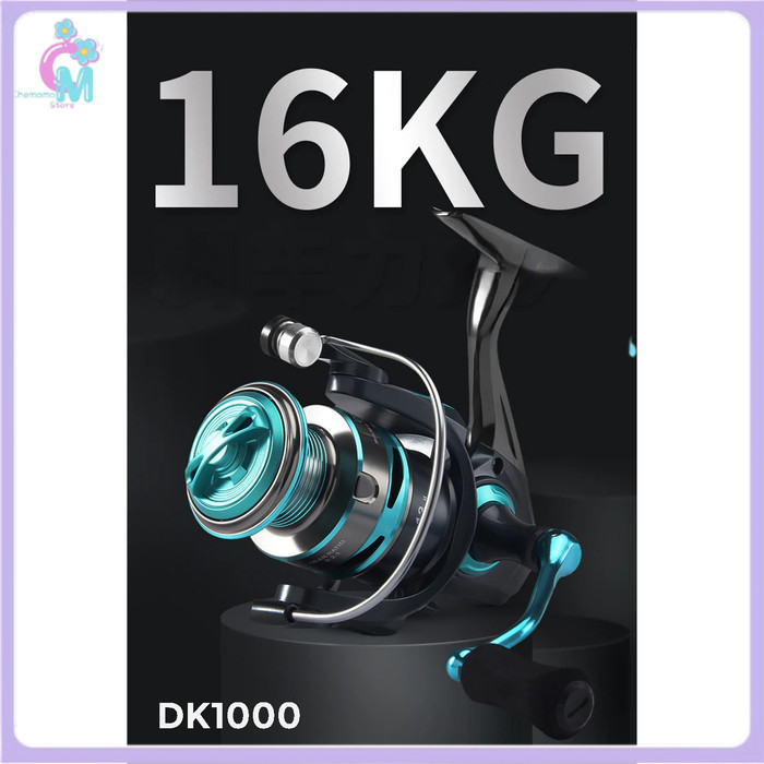 

- DK Fishing Reel Gulungan Pancing Spinning Breaking Force 16kg -
