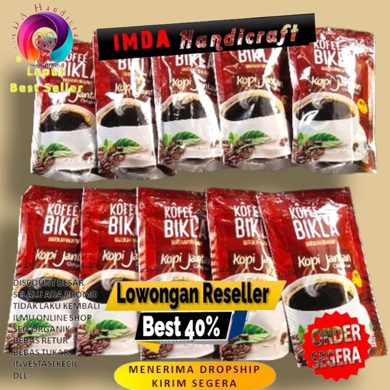 

MAKRIFATBUSINESS PAKET 10 PCS KOPI BIKLA JANTAN ASLI KOPI ROBUSTA JEMBER 125 GRAM
