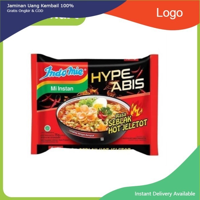 

LBJ Indomie Hype Abis Rasa Seblak Hot Jeletot Pcs