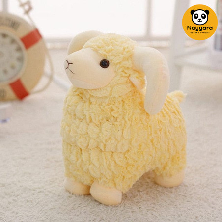 Boneka kambing Domba Jumbo Besar Boneka hewan 40 cm SNI