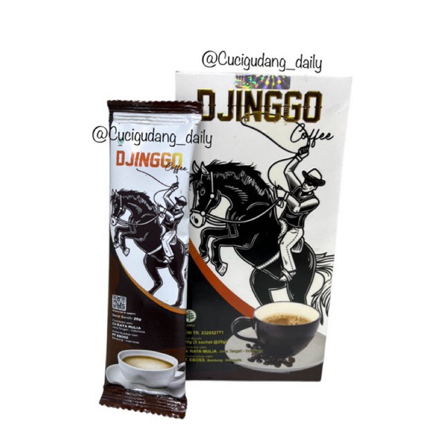 

DJINGGO COFFEE NYA SAYANG HARGA 1 BOX ISI 5 SACHET 20 GR 100% ORIGINAL