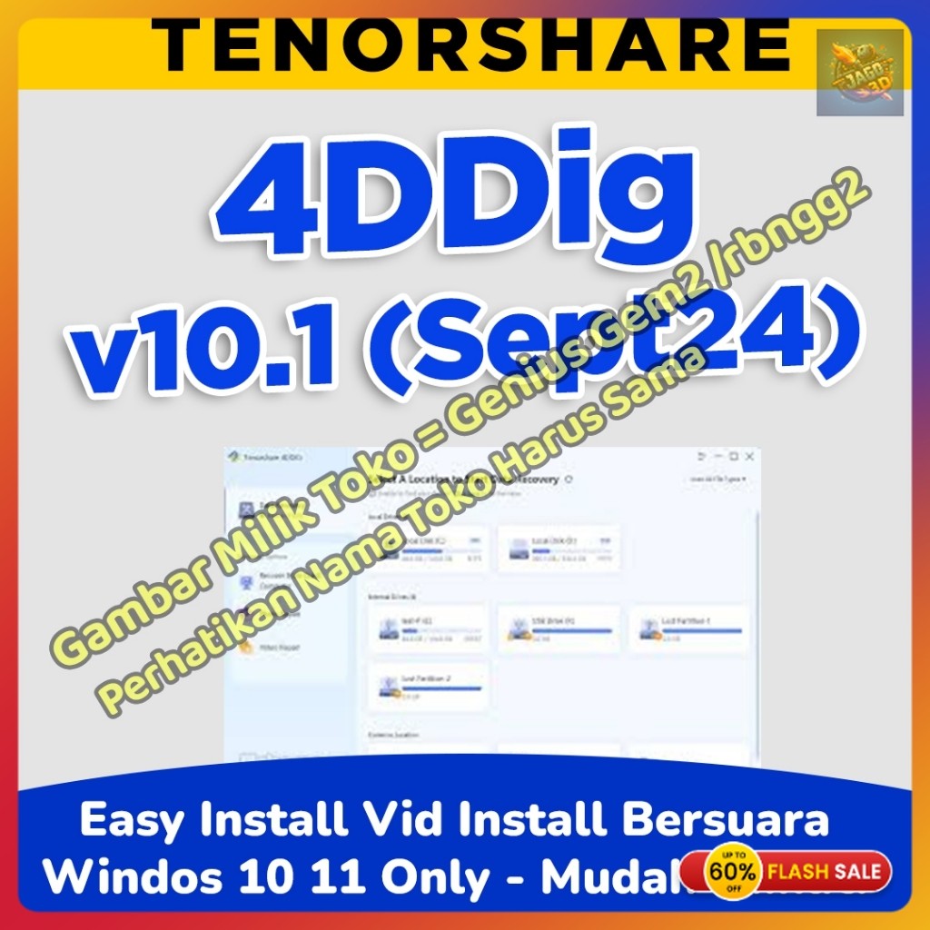 Tenorshare 4DDiG INCLUDE VERSI TERBARU