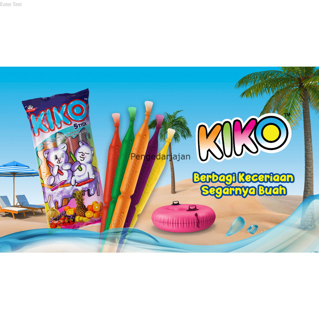

KIKO Ice Stick Minuman Stick Rasa Buah Buahan 1 Pack isi 10pcs
