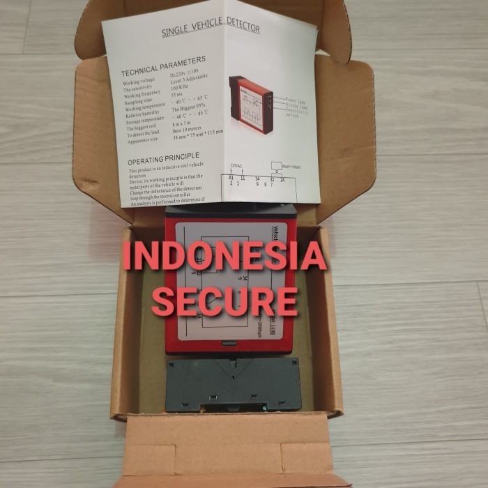 LARIS -Vihicle Loop Detector VLD Loop sensor detector vld merah 220v HQ