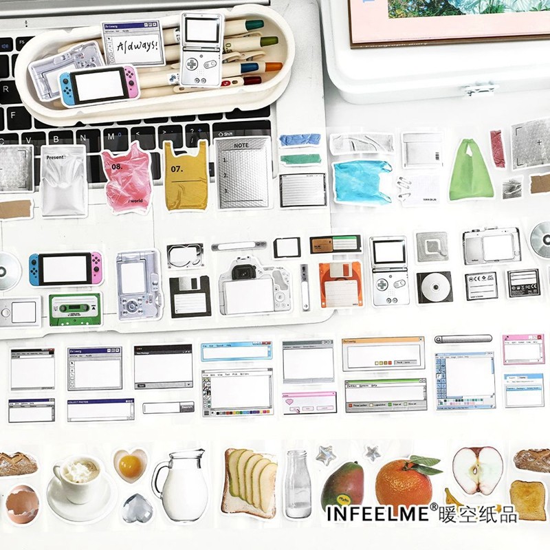 

Korean Style Cute Washi Tape Writable Hand Account Decorative Tape Collage Planner DIY School Stationary Stickers