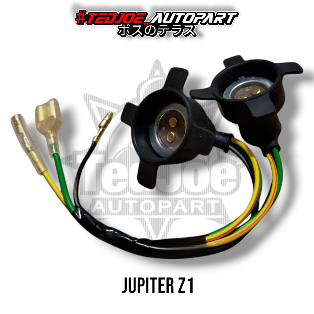 Kabel Fitting Lampu Depan Jupiter Z1 | Assy Soket Cop Kabel Fiting Bohlam Depan Yamaha Jupiter Z1 | 