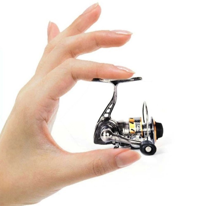 POWER Reel Pancing Mini Full Metal Spinning Fishing Reel 4.3:1 MN100 - MN100
