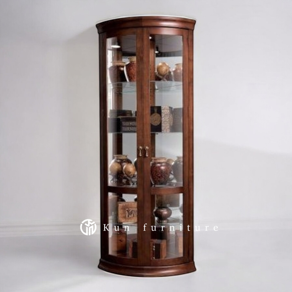 lemari hias lemari sudut pajangan kaca lemari hias pojok tamu