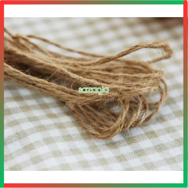 

(SG) Tali rami tali goni 3 ply hemp rope jute twine tambang HARGA PERMETER