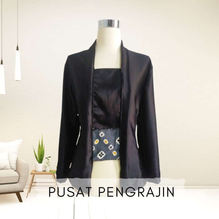 GK Kebaya Kutu Baru Modern - Hitam, S