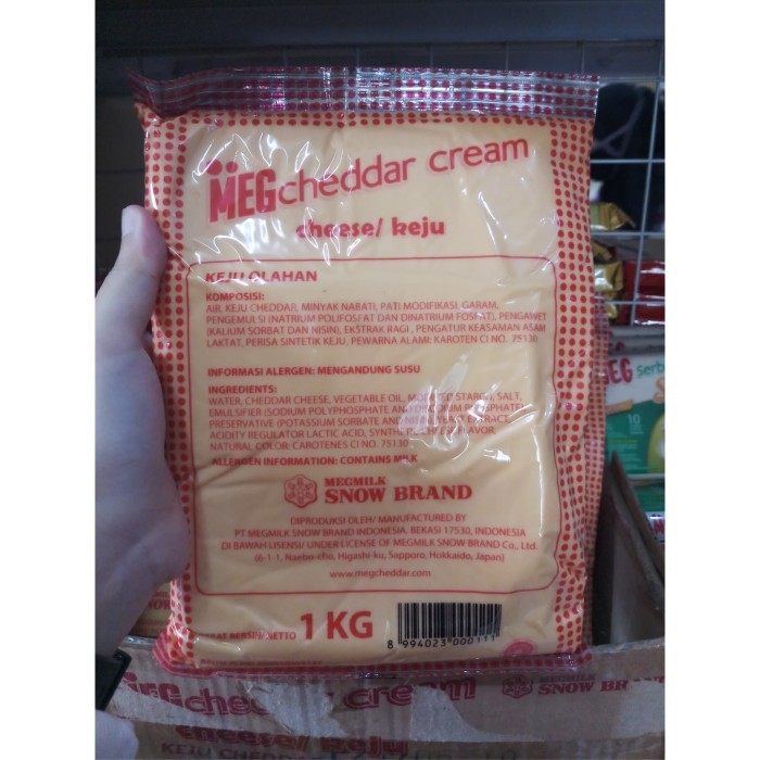 

Meg Cheddar Cream cheese 1kg