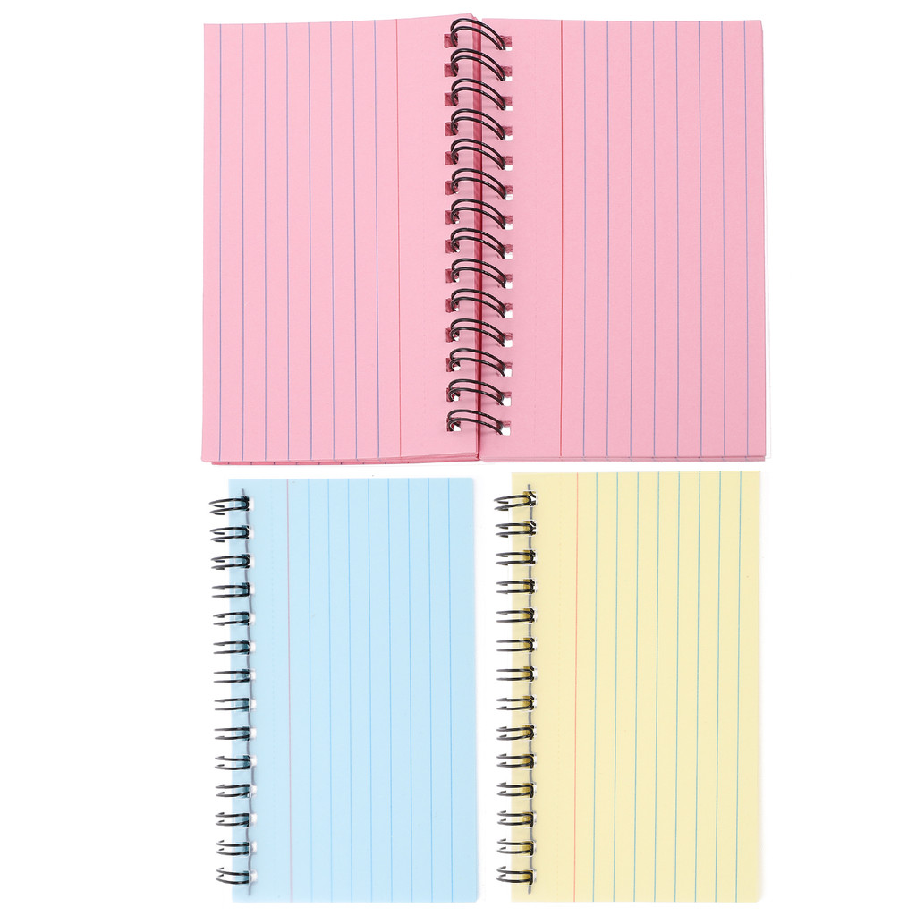 

3 Pcs Notepads for Writing Paper Cards Index Notebook Study Spiral Memo Small Notebooks