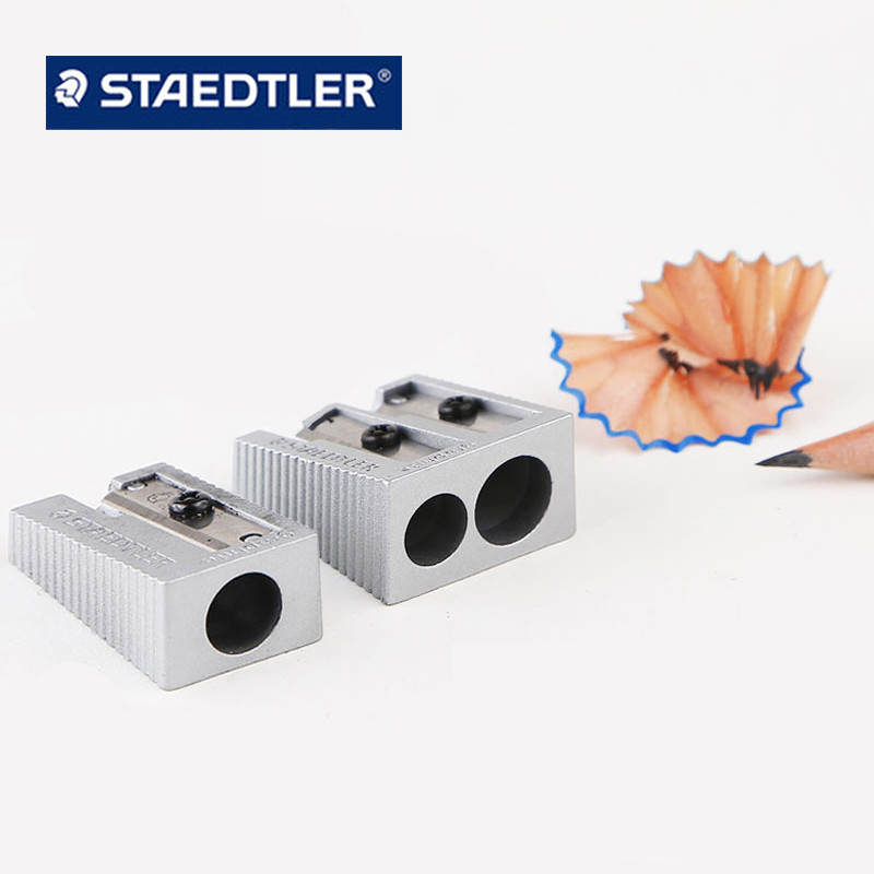 

STAEDTLER Metal Pencil Sharpener 510 10/20 Single and Double Hole Pencil Sharpener Student Office School Art Painting Supplies