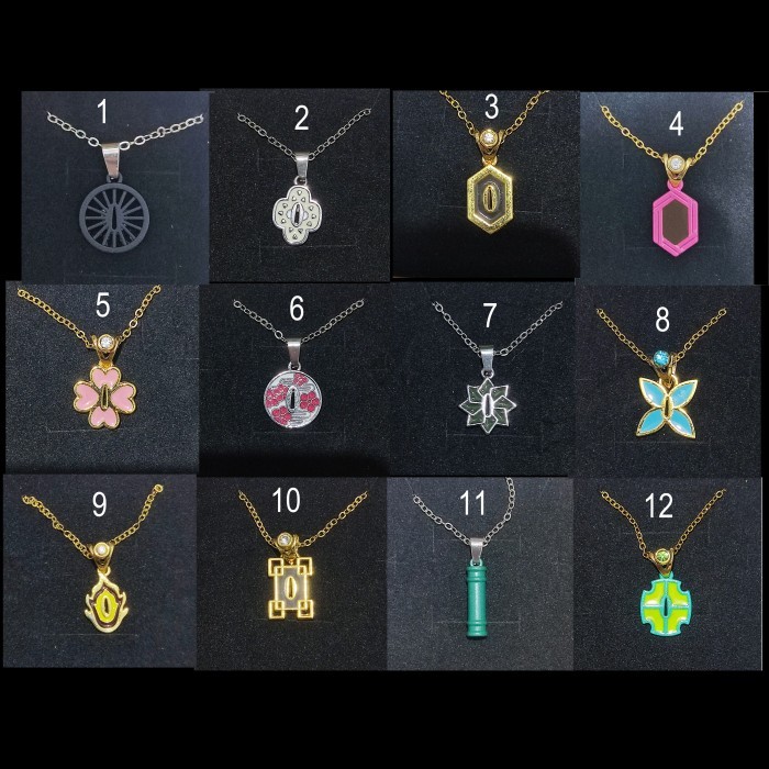 Kalung kimetsu no yaiba tsuba pedang