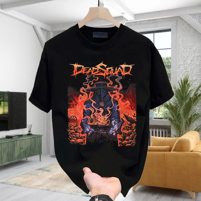 Gozeal X DeadSquad  Poison 100% Cotton Baju Combed 20s Kaos Oversized Boxy Fit T Shirt Pria dan Wani