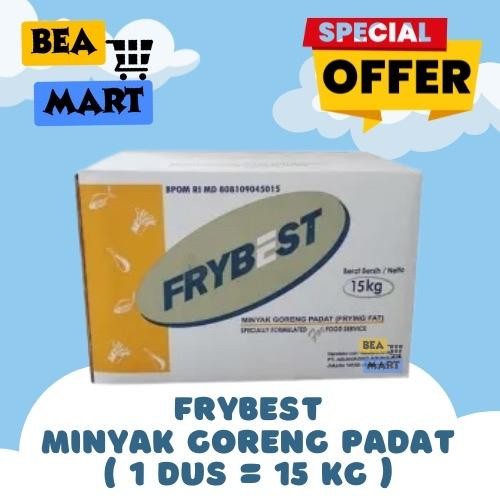 

[ INSTANT ONLY ] FRYBEST Minyak Goreng Padat 15kg 1 Dus | Minyak Beku Frying Fat Repack 1 Karton 15 kg