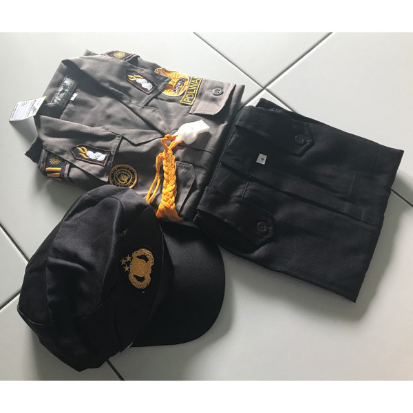 Baju Polwan Anak / Baju Karnaval Polwan Anak Anak