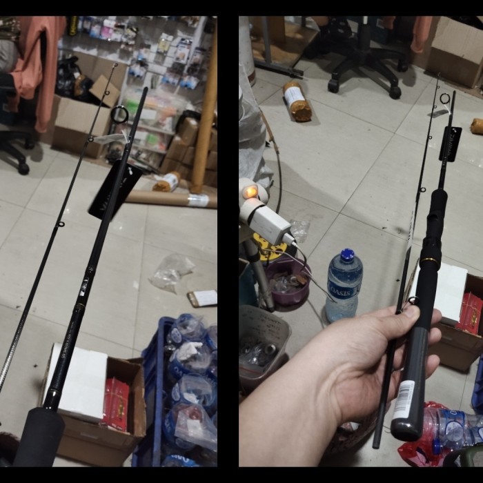 joran pancing daiwa koi x 602 180 cm bahan carbon ring fuji
