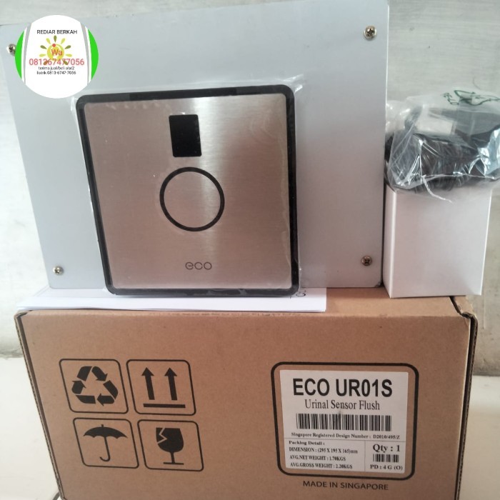 eco ur01s sensor urinal flush barang ready silahkan langsung di order